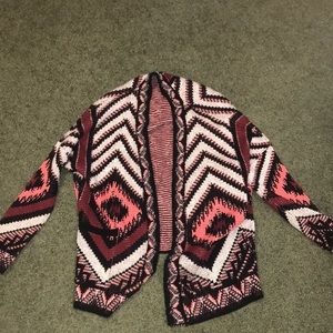 Aztec Knit Fall Cardigan
